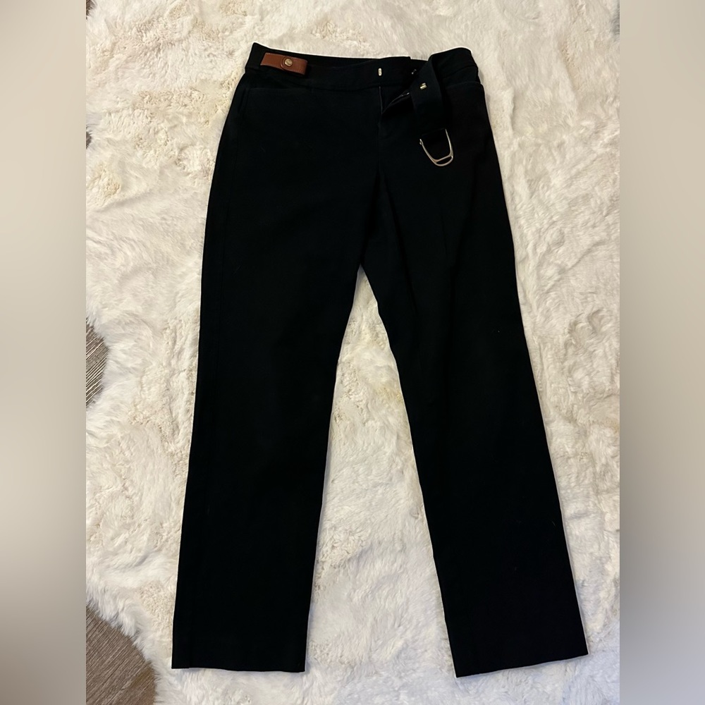 Ralph Lauren black cotton pants.. size 2P